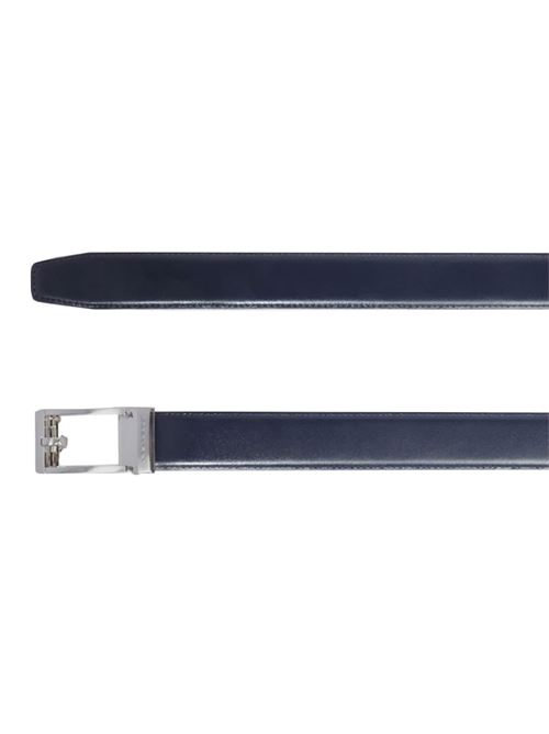 Cintura uomo in pelle regolabile senza fori PIQUADRO | CU6712C110!BLU