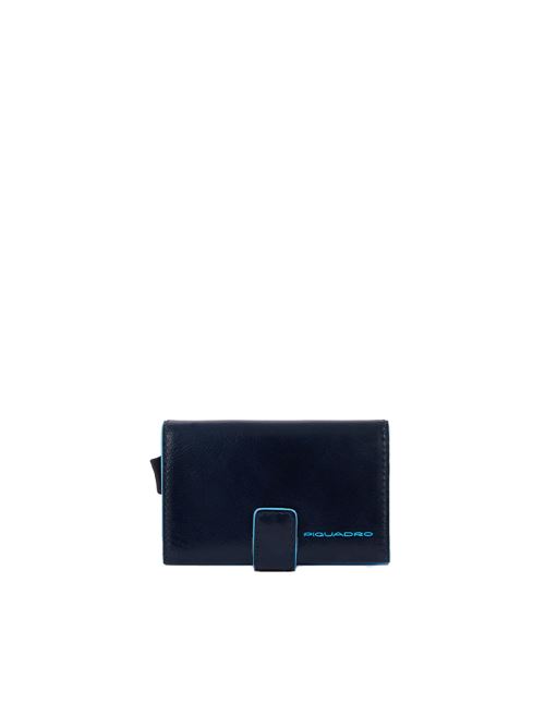 Blue Square portatessere in metallo PIQUADRO | PP5649B2BLRYBLU2