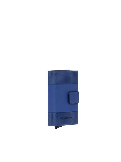 Portacarte di credito in metallo PIQUADRO | PP5649S137R!BLU