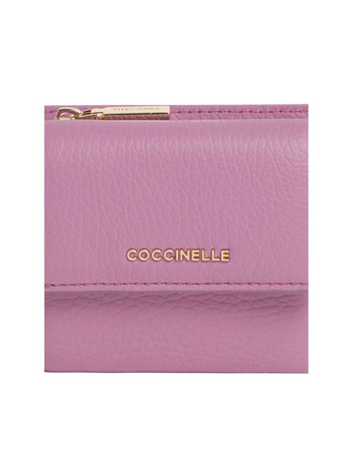 Metallic soft mini wallet COCCINELLE | E2MW511B801EP19