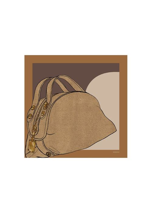 Foulard borsa sexy 90x90 BORBONESE | 6DA074TK3.J66